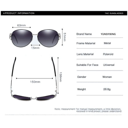 YSYX Polarized Sunglasses Women Brand Butterfly Sun Glasses Luxury UV400 Driving Woman Fashion Eyewear Lunettes De oleil 2023