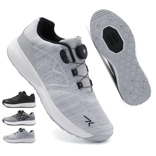 Cycling Sneakers MTB Men's Sports Dirt Bike Shoes SPD Pedal Mountain Bicycle Footwear Speed Racing Flat Off-Road Cycling Shoes