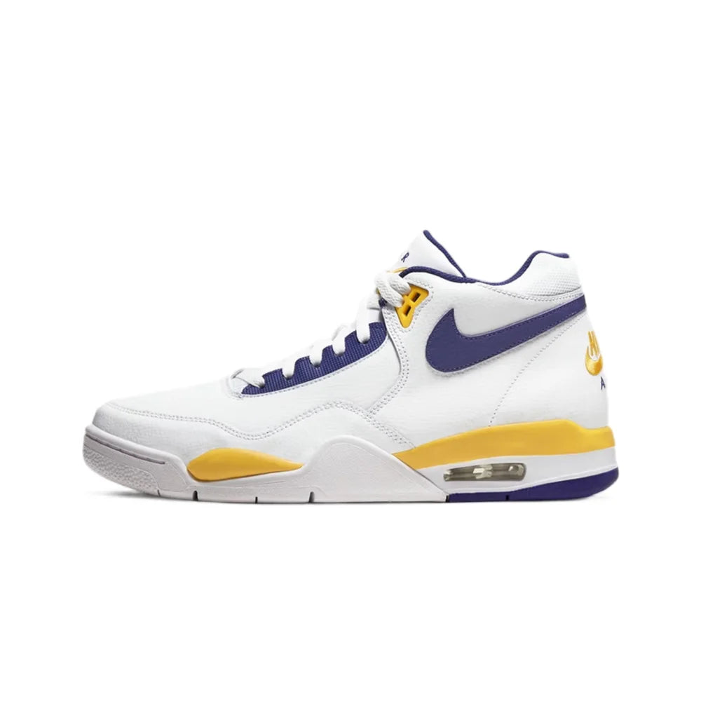 Nike Flight Legacy Mid-Top Retro Basketball Shoes with Slip-Resistant, Durable, and Cushioned Construction - Unisex BQ4212-600