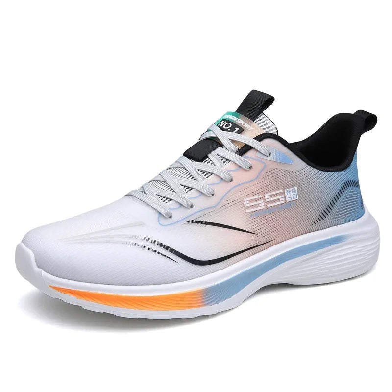 Pantofi de maraton cu placă din carbon pentru bărbați, sneakers casual cu pernă de aer, încălțăminte sport de alergare masculină luxoasă, confortabilă și ușoară