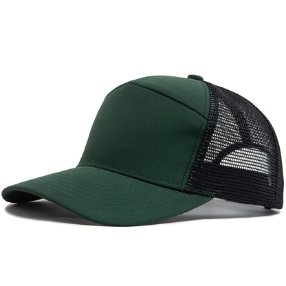 Casquette de baseball 7 panneaux d'été, casquettes en maille tendance hip-hop pour hommes, casquette de camionneur, visière, casquette à visière rigide, casquette snapback, pour femmes, unisexe, nouvelle marque tendance