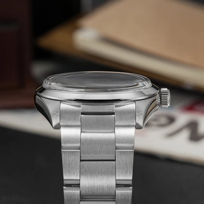 Watchdives WD1016 V3 37mm Watch VH31 Sweep Movement Stainless Steel Watches Luxury Sapphire 100m Waterproof Men Watch Box Gift