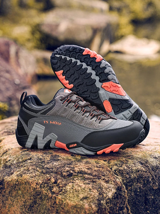Zapatillas de trekking para hombre Outdoor Lover, impermeables, botas de montaña de cuero genuino, calzado táctico para caza en bosque