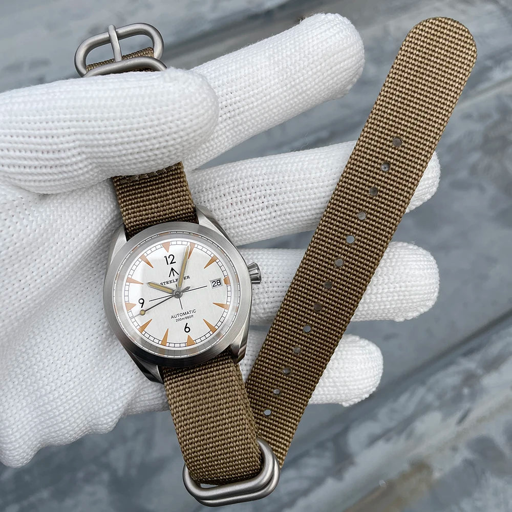 STEELFLIER Official SF751 Luxury Fashion Mechanical Wristwatch NH35 Movement Super Luminous 20Bar Waterproof Classic Dive Watch