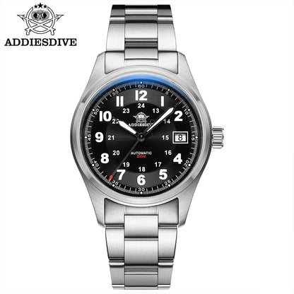 ADDIESDIVE Luxurious Men's Automatic Watch NH35A Mechanical Watch Sapphire Glass 200m Waterproof Analog Luminous Watches AD2048