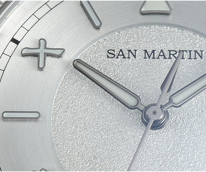 San Martin 39.5mm Men Pilot Watch YN55 Automatic Mechanical Aviation Watches Chinese Style Original Design SN0033 Field Reloj