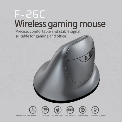 Lefon F33/F26C/F35B Trackball Mouse/Bluetooth Ergonomic Mouse 2.4G Wireless Rechargeable Rollerball Mice for PC Office Drawing
