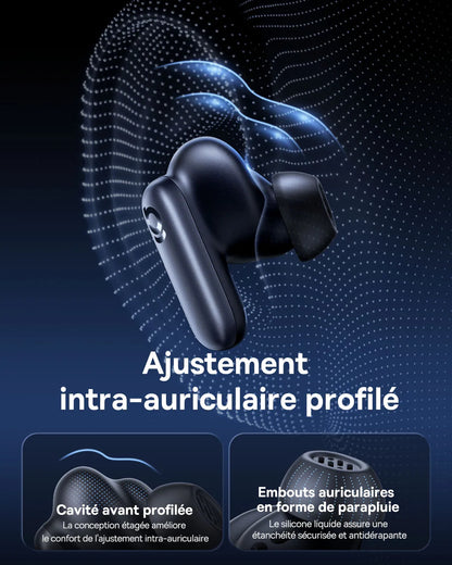 Baseus Inspire XP1 -50dB Adaptive ANC Wireless Earbuds Bluetooth 6.1 Dolby Audio 6 Mic ENC Wireless Earphones bud Sound by Bose