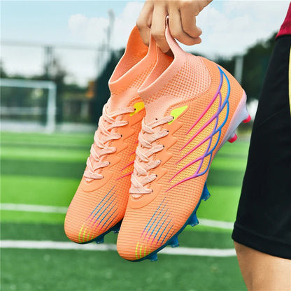 2026 New Superfly FG Football Boots Outdoor Soccer Cleat Black Shoes Soft Sport Professional Shoes Breathable Comfortable Boots