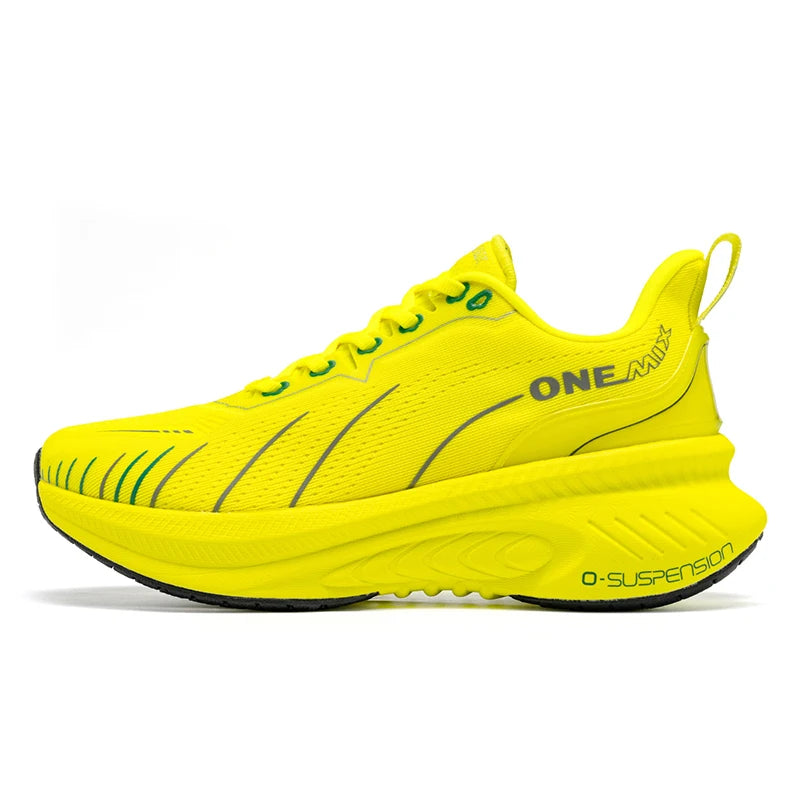 ONEMIX Women's Black Breathable Running Sneakers 2024 Designer Edition, Free Shipping, Pink Fashion Damping Sports Shoes