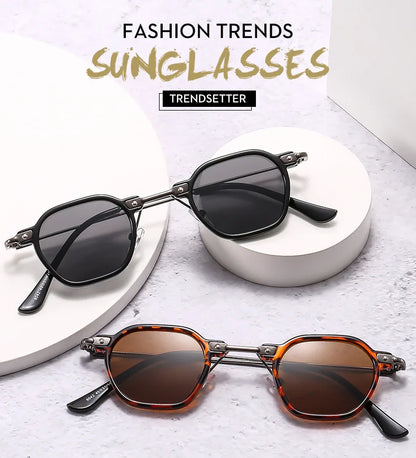 2025 Small Square Sunglasses Riding Driving Sun Glasses Women Men Brand Designer Metal Frame Eyewear Shades Oculos De Sol UV400