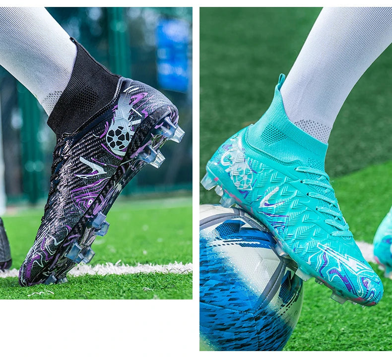 New Men Professional Soccer Shoes Non-slip Football Boots Unisex Breathable Futsal Sports New Cleats Drop Shipping Ultralight