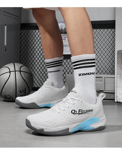 New Tennis Shoes, Large Size 36-45, Outdoor Anti-Slip Volleyball Shoes, Lightweight Fitness Badminton Shoes