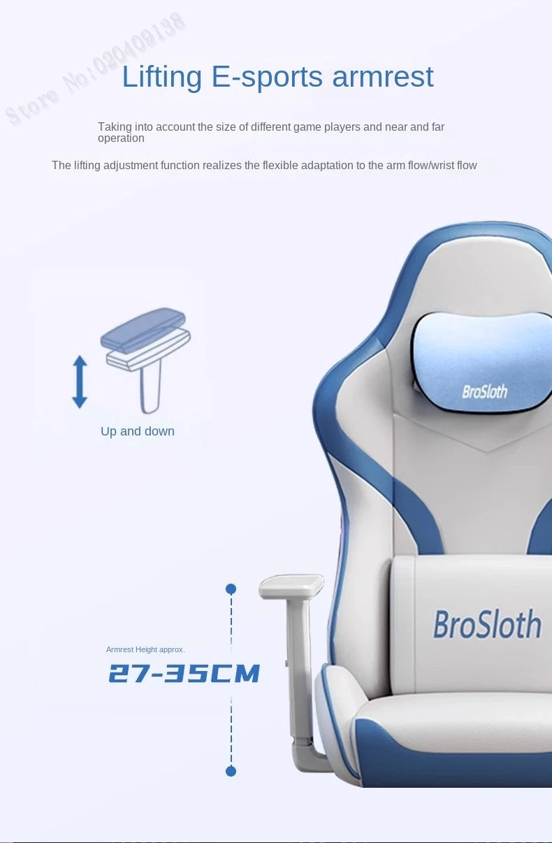 S6 Gaming Chair Comfortable Sedentary Ergonomic Adjustable Backrest Computer Chair Dormitory Lift Chaise gaming Live chair