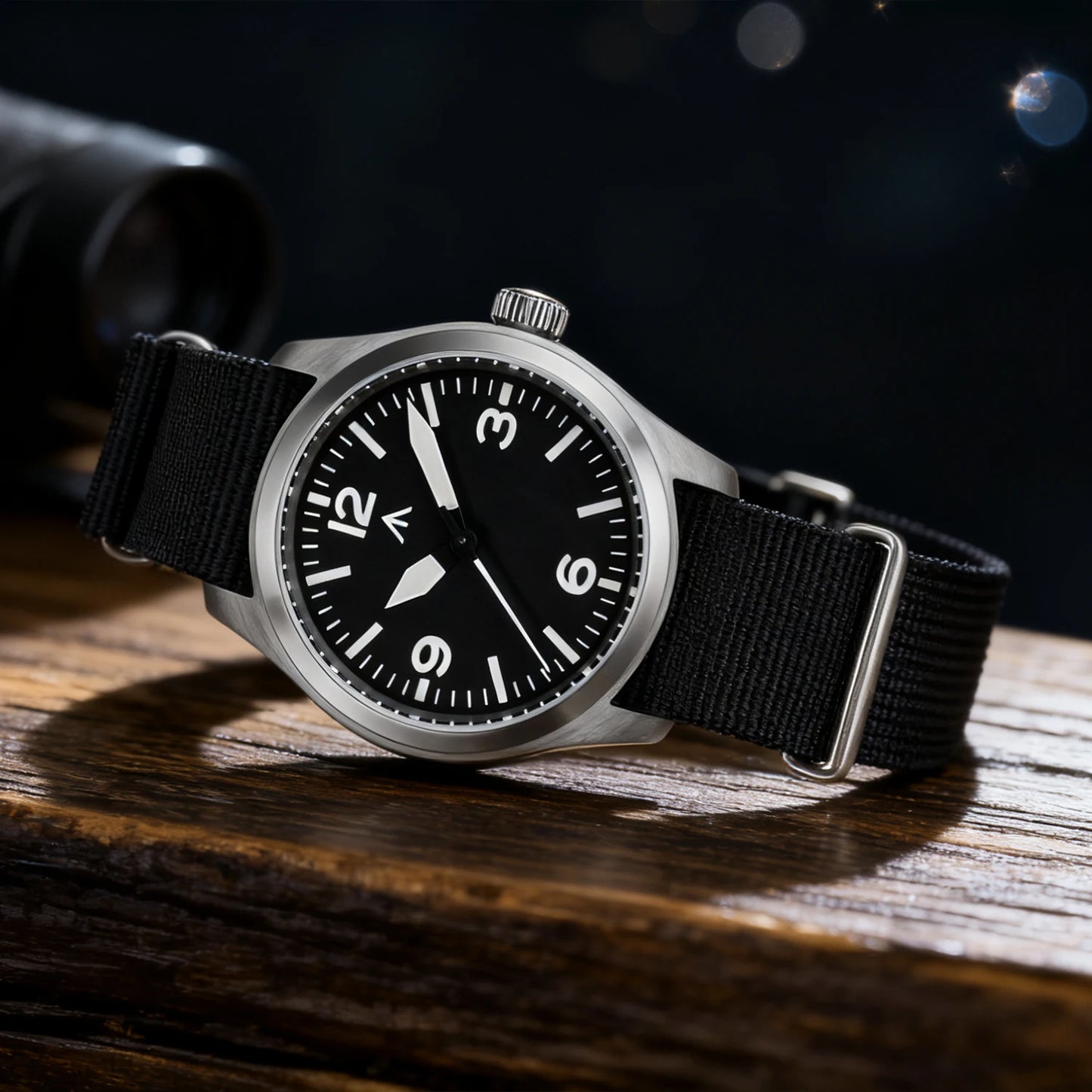 Militado ML08 Quartz Watch Ronda 515/VH31 Movement Domed Sapphire Wristwatch BGW9 Luminous 10Bar Waterproof 38mm Vintage Watches