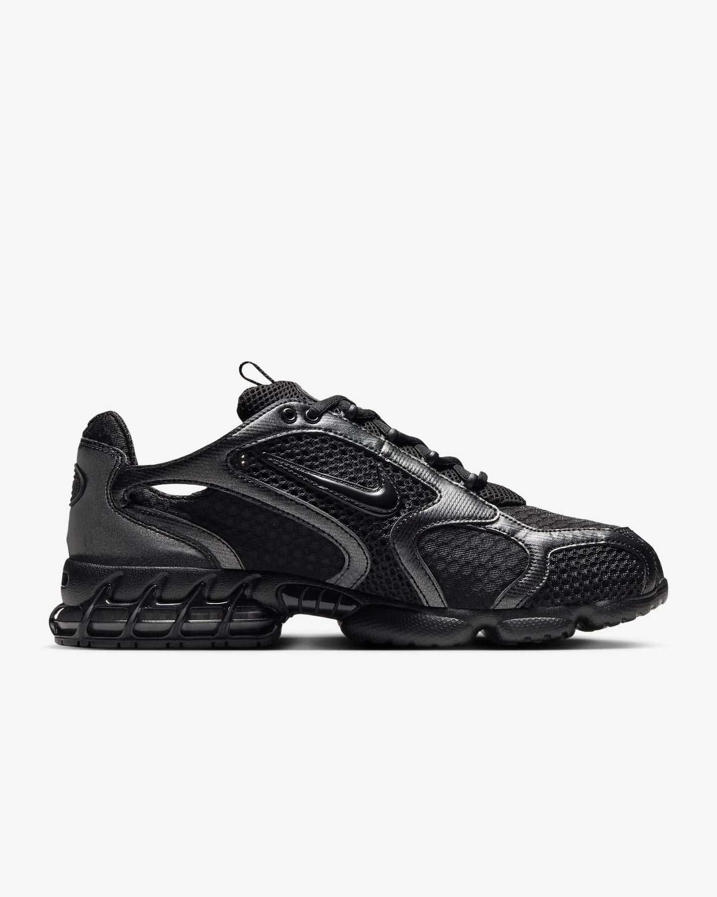Nike Air Zoom Spiridon Cage 2 Unisex Low-Top Freizeitschuhe, sportlich, strapazierfähig, Grau/Rot, Lifestyle-Footwear CJ1288-600