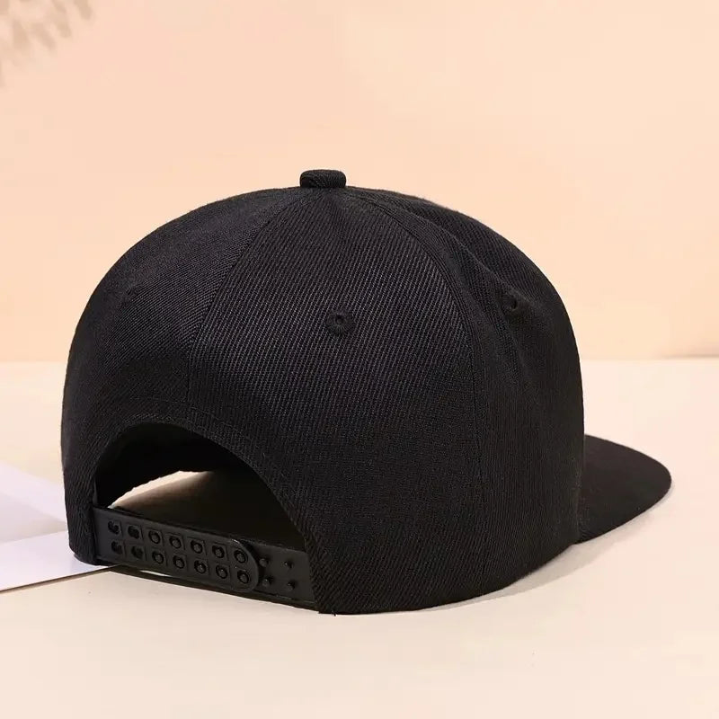 Baseballová čepice s neutrálním potiskem písmen, vhodná na jaro a podzim, nastavitelná, ležérní, ve stylu hip-hop, s kšiltem, chránící před sluncem