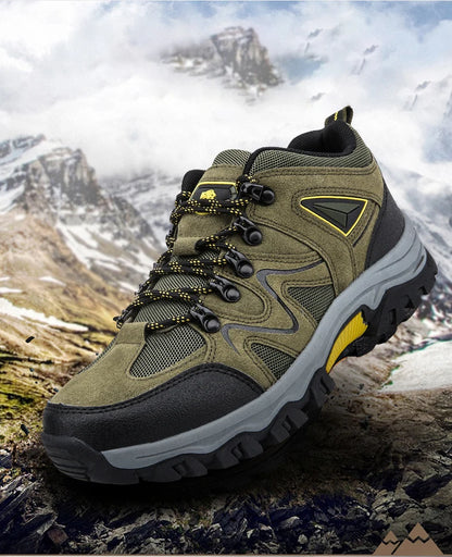Men's Hiking Shoes All-Terrain Outdoor Sports Shoes Breathable Wear-Resistant Mesh Non-Slip Hiking Shoes Outdoor Cycling Shoes