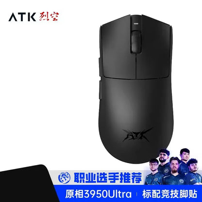 ATK X1 Series Wireless Bluetooth Mouse Paw3950/Ultra 8k Lightweight 49g Three Mode Mouse Fps Gamer Mouse Custom Gift