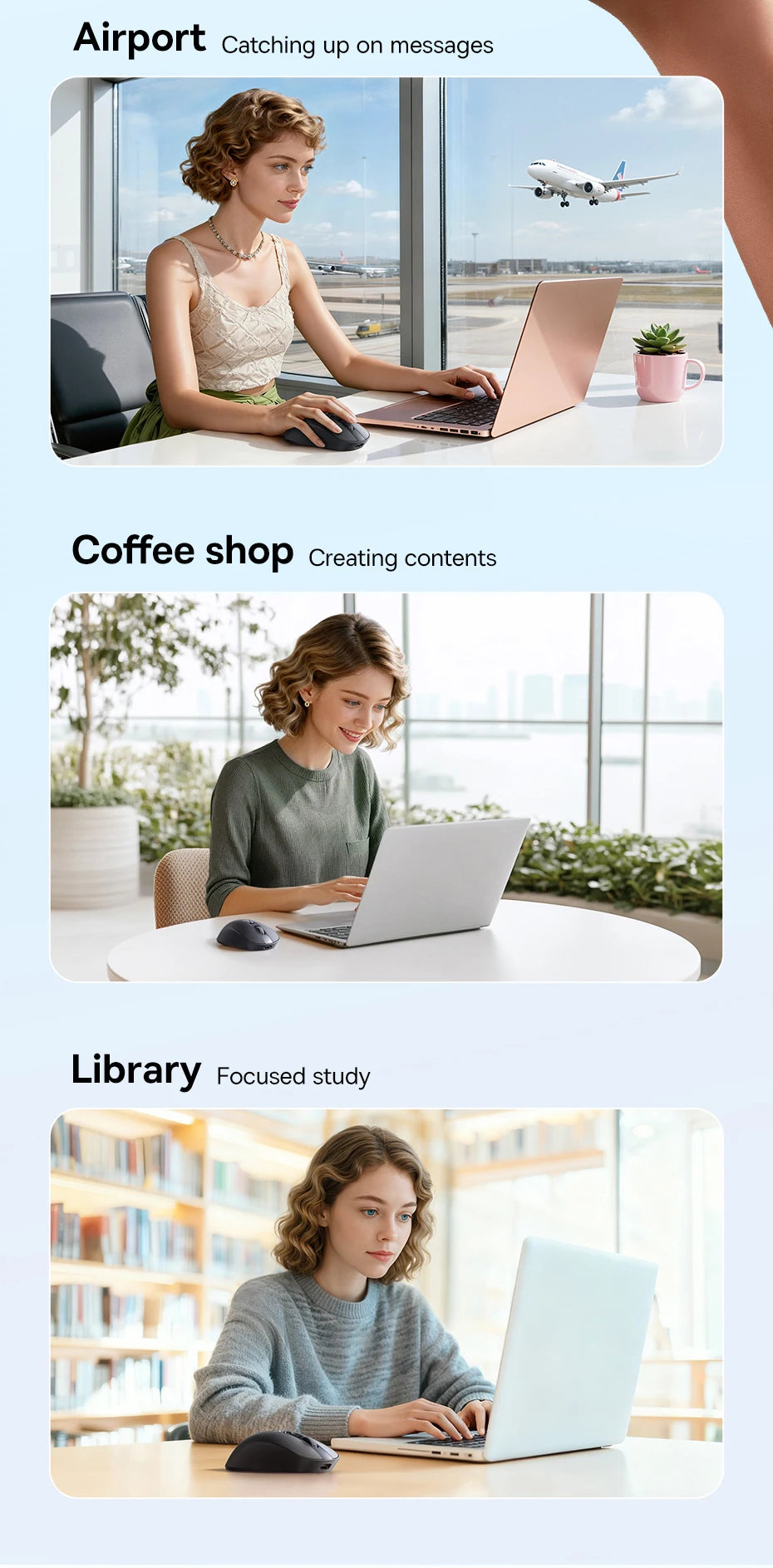 【NEW】Baseus EM2 Ergonomic Wireless Mouse Bluetooth 5.3 2.4G Type-C Charging Ultra Light Silent Mice Customizable Button Mouse