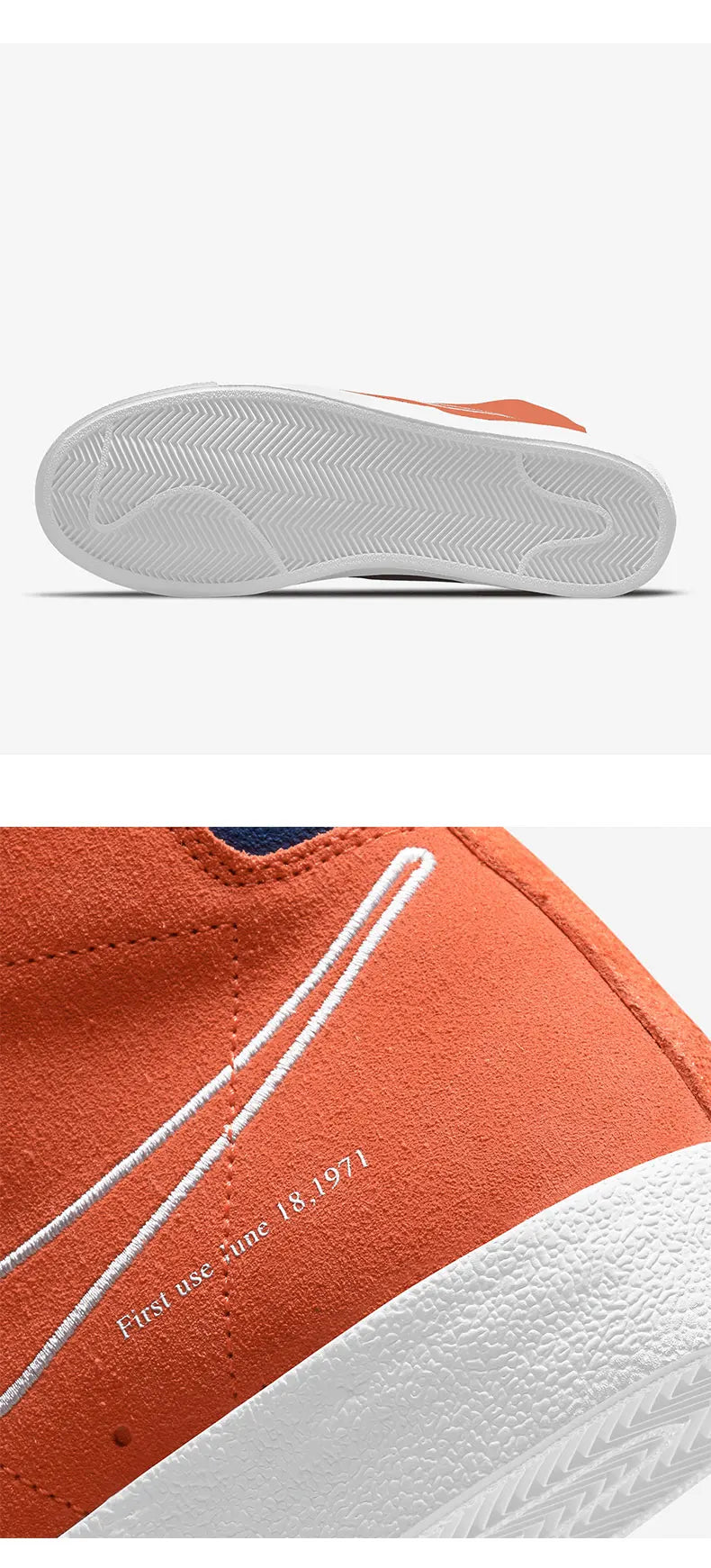 Nike genuine Seasonal New Release Men's High-Top Casual Sneakers DC3433-800