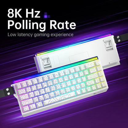 SMAILWOLF SK11 68HE Magnetic Switch Mechanical Keyboard, 68% Layout, Gaming & Esports, Rapid Trigger, 0.01mm, 8K, Wired