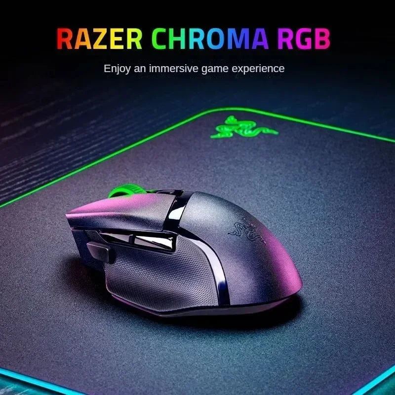 Original Razer Basilisk V3 X HyperSpeed Wireless Gaming Mouse 18K Optical Sensor Chroma RGB  2.4 GHz & BluetoothWireless Mice