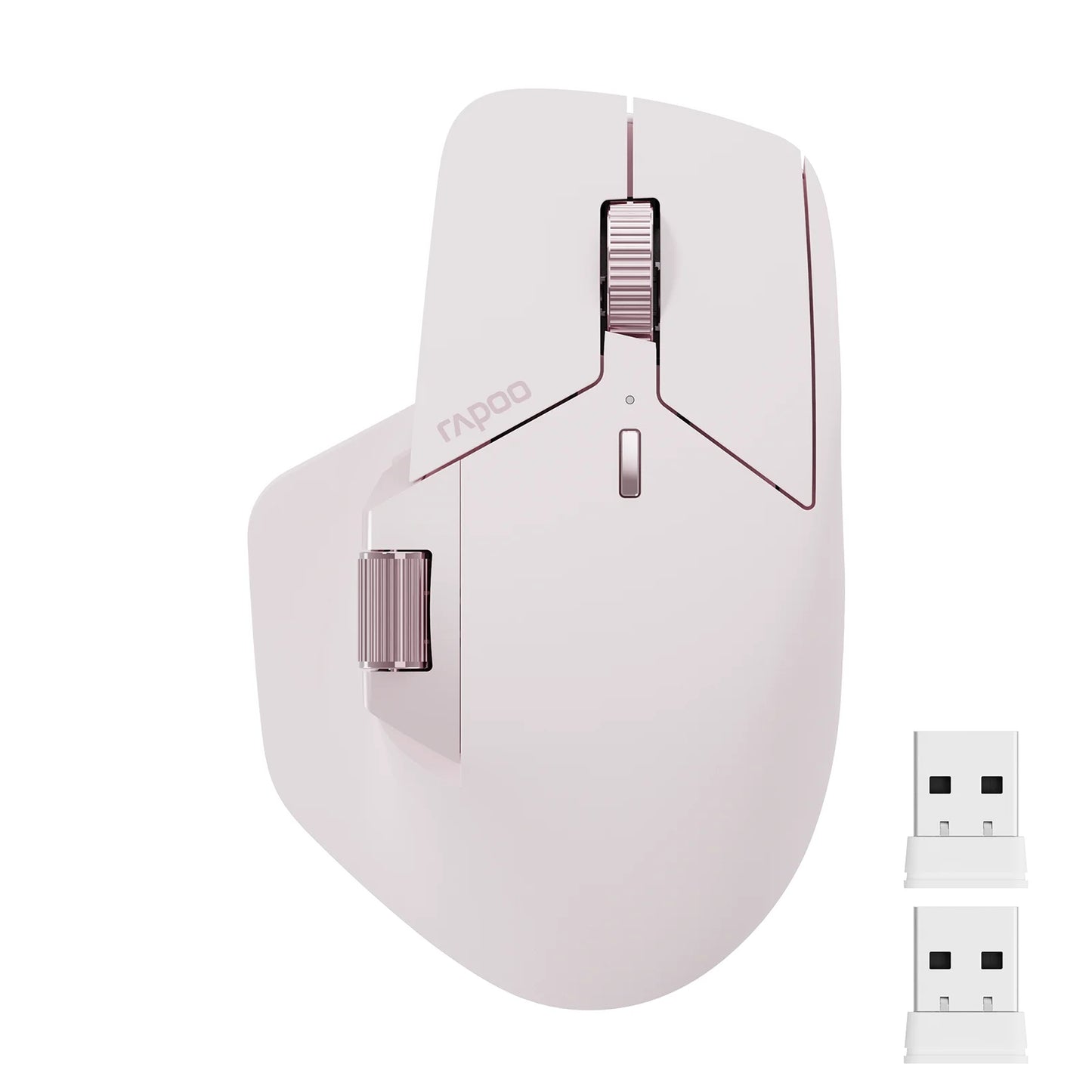 Rapoo MT760/MT760L/MT760Mini/MT760M Rechargeable Multi-mode Bluetooth Wireless Mouse Ergonomic 4000 DPI Support Up to 4 Devices