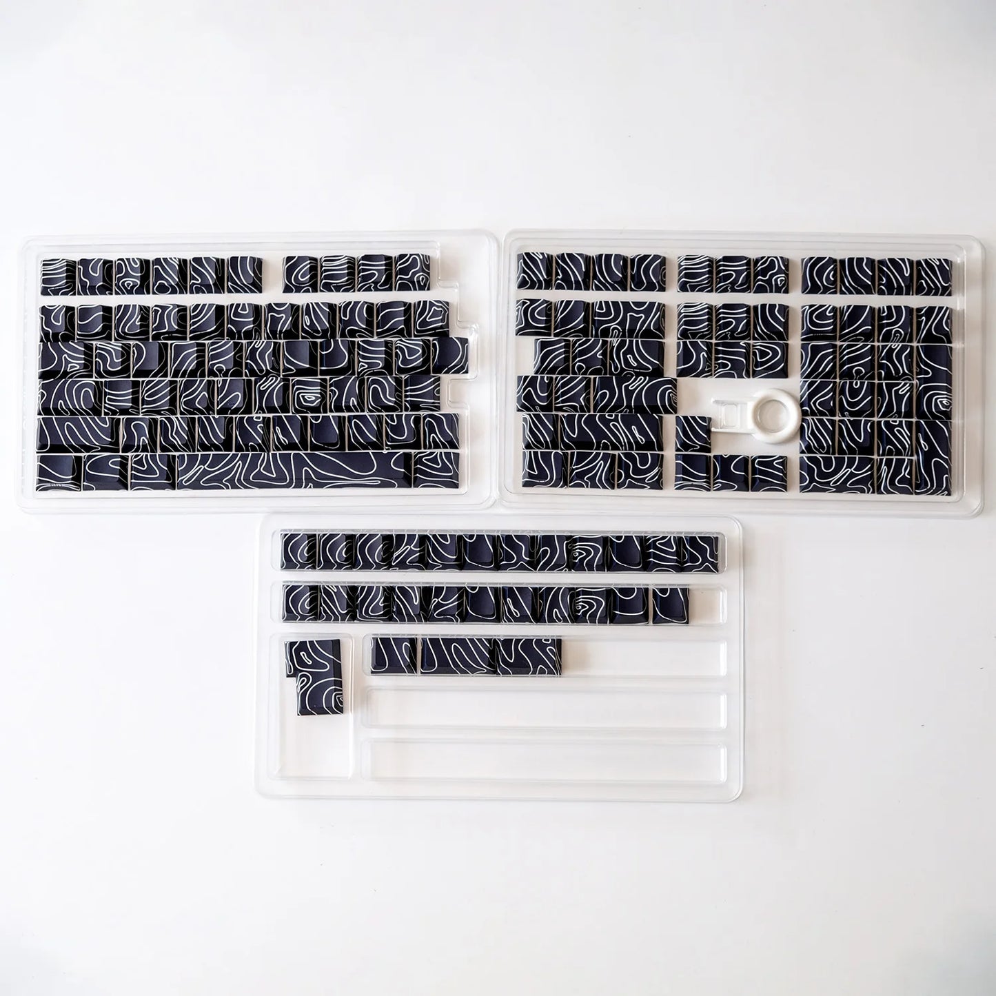 KYOMOT 135 Keys PBT Side Print Keycap Double Shot Cherry Profile Shine Through Keycaps for MX Switch Games Mechanical Keyboard