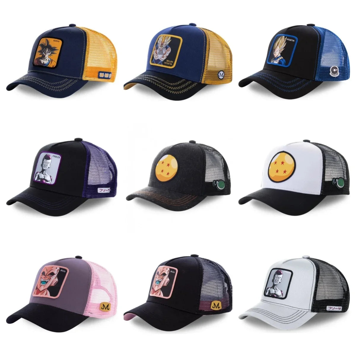 VŠECHNY styly: Kšiltovka Dragon Ball, kšiltovka typu snapback, kšiltovka s výčnělkem, pánská kšiltovka s výšivkou, kšiltovka ve stylu hip-hop, sluneční kšiltovka, nastavitelná kšiltovka typu trucker, síťovaná kšiltovka