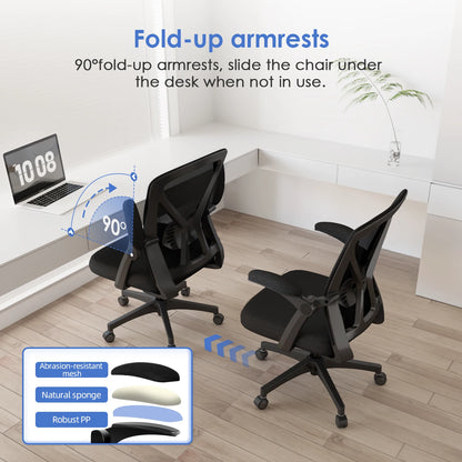 Daccormax Office chair Ergonomic Reclining 90°-125°,Desk chair with Lumbar Support,Computer chair Adjustable,living room chairs