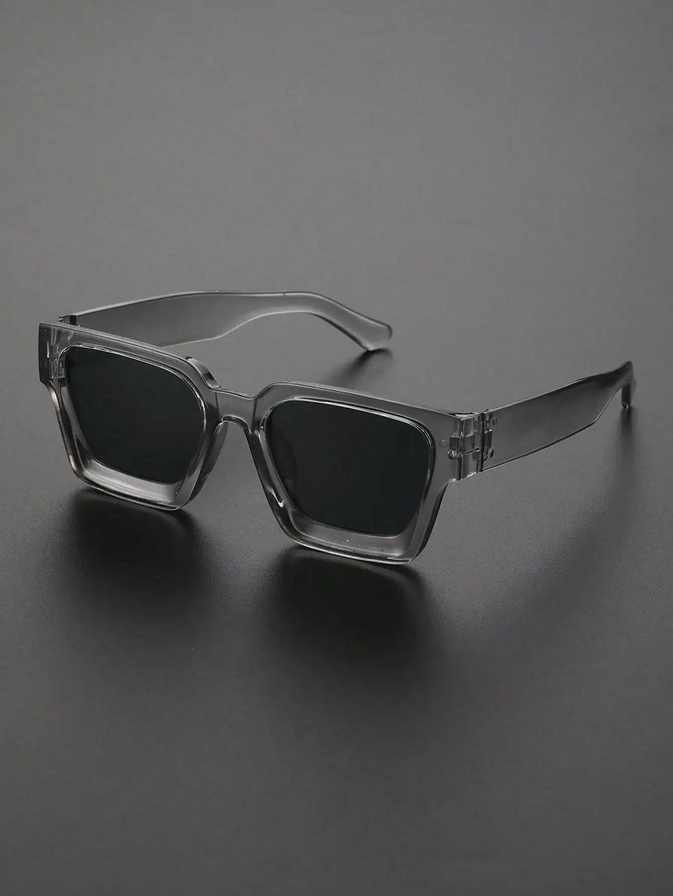 1/2 PC S Classic Fashion Square Plastic Frame Women Sunglasses For Men Daily Life Shades Eyewear Accessories.