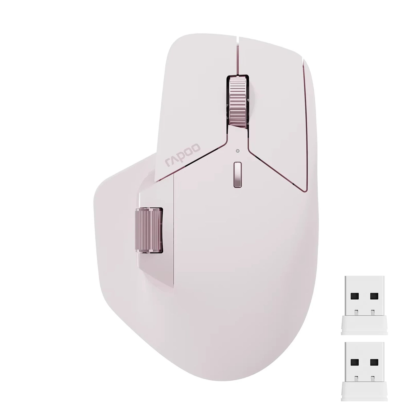 Rapoo MT760/MT760Mini Multi-mode Rechargeable Wireless Bluetooth Mouse Ergonomic 4000 DPI Support Up to 4 Devices Office Mice