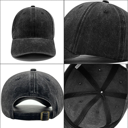 Retro stiliaus išplauta, susidėvėjusi beisbolo kepurė su išsiuvinėtu kaukolės motyvu, „Dad Hat“ stiliaus, vyrams ir moterims, kasdieninė, reguliuojama, lauko kepurė nuo saulės 260617