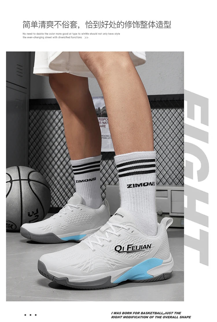 New Tennis Shoes, Large Size 36-45, Outdoor Anti-Slip Volleyball Shoes, Lightweight Fitness Badminton Shoes
