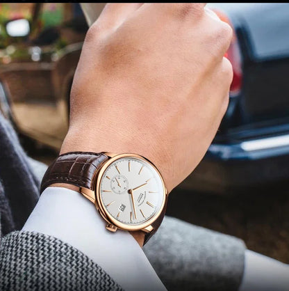 BORMAN BM3817 TOP Watch New 42 Luxury Men Automatic Mechanical Men's Watches Sapphire Ultra-thin 50M Waterproof Sub Dial Clocks