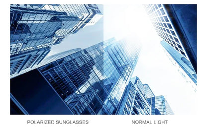 Photochromic Men Polarized Sunglasses Male Metal Square Glasses Driving Sun Glasses UV400 Outdoor Sports Cycling Goggles