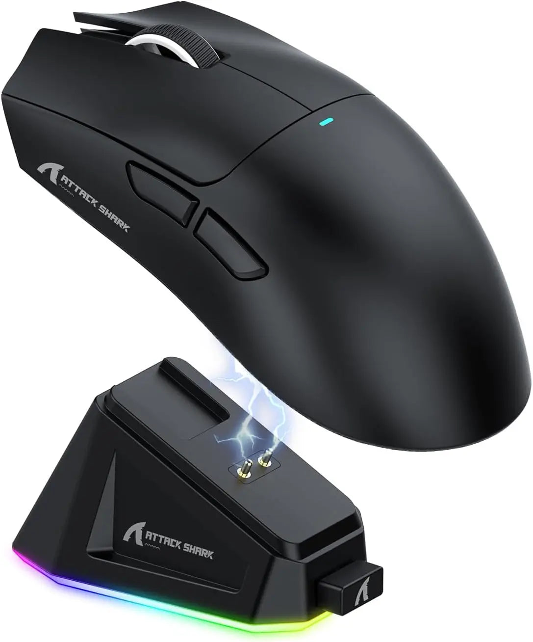 ATTACK SHARK X11 Wireless Gaming Mouse with Charging Dock PixArt PAW3311 Gaming Sensor, BT/2.4G Wireless/Wired