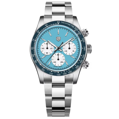 Herrenuhr RollsTimi – Luxuriöser Quarz-Chronograph, Saphirglas mit Antireflexbeschichtung, wasserdicht, leuchtend – Geschenkidee für Herren