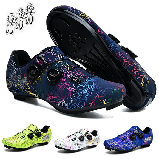 Professionelle Rennradschuhe für Herren und Damen – selbstarretierende Speed-Fahrradschuhe mit SPD-Cleats für Racing und Wettkampf