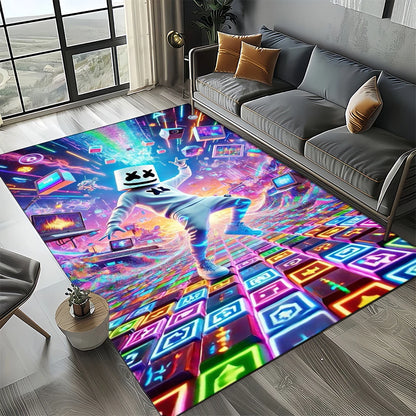 2025 New Style Fortnite-e Cartoon Rug Carpet for Living Room Bedroom Decor, Floor Mat Non-slip Decoration for Sofa Doormat Kids