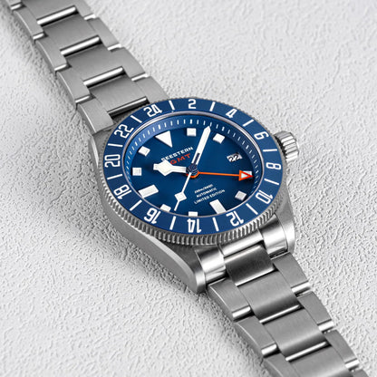 SEESTERN Titanium Diver Men of Watch GMT Automatic Mechanical Wristwatch NH34 Movement Sapphire Crystal 200M Waterproof Lume New