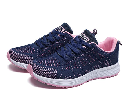 New Arrival Women Flats Footwear Lace-Up Flats Casual Sneakers Women's Soft Zapatos Mujer Plus Size