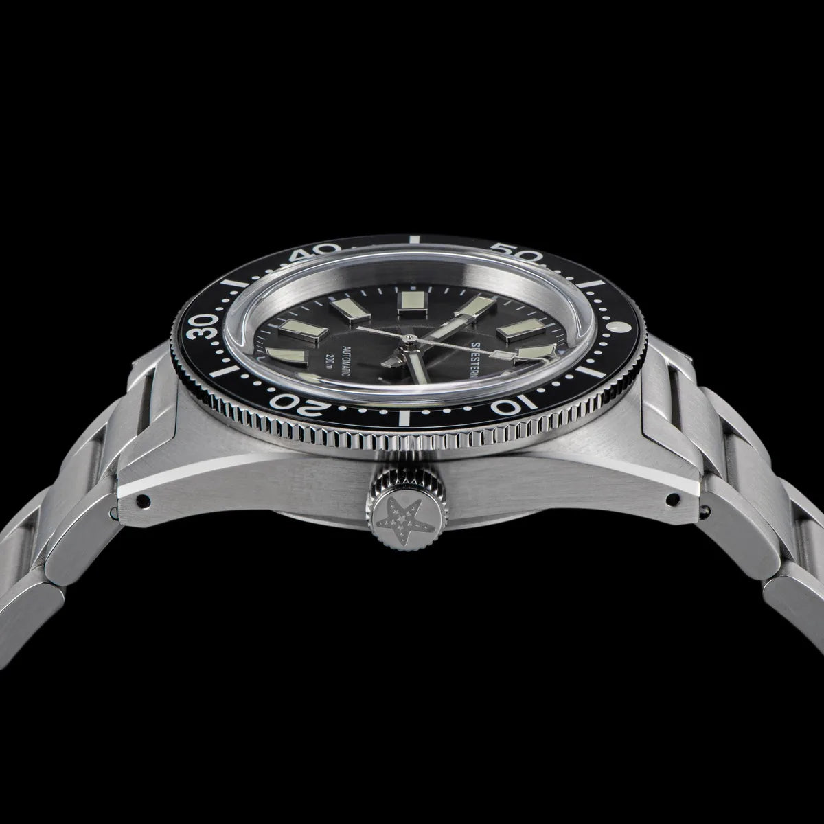 SEESTERN 62MAS Diving Watch Men Automatic Mechanical Wristwatch Luminous Bezel Waterproof NH35 Movement Sapphire Glass Bracelet