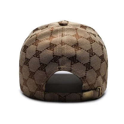 Four Seasons New Sunscreen Three-Line Sewn Baseball Cap Men's And Women's Casual Cap Net Red Distressed 1841 Hat