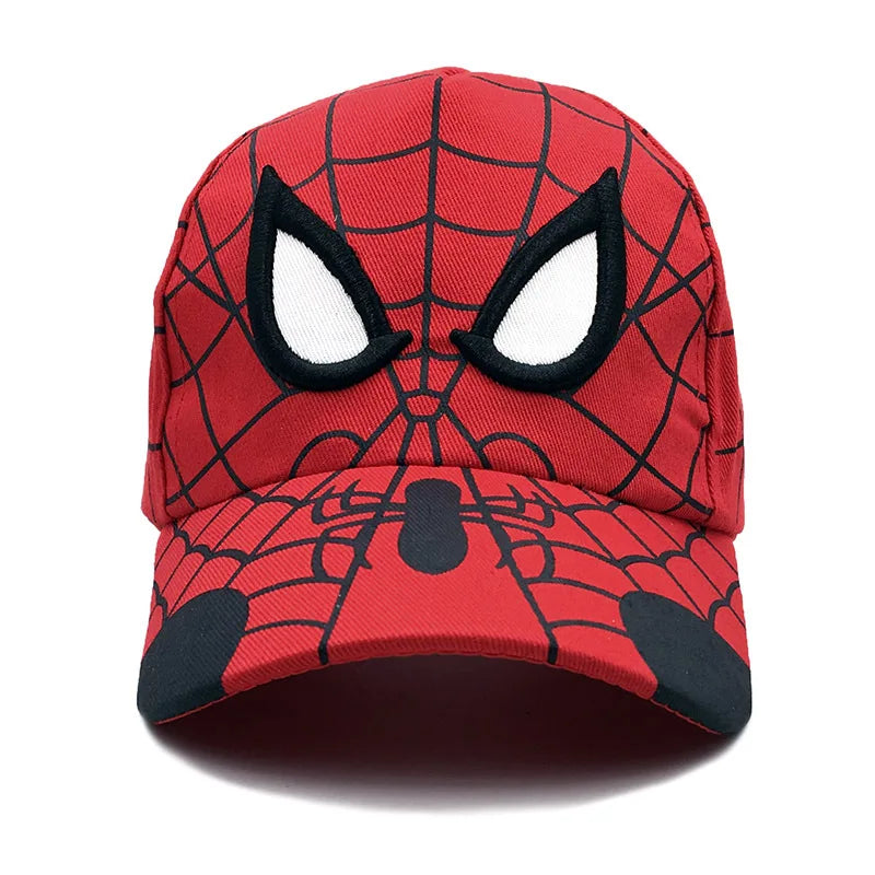 Marvel Spider-Man anime figurka, baseballová čepice, bavlněná čepice s kšiltem, studentská, pánská, dámská, kreslená, outdoorová, sluneční, kostýmová, dárek k narozeninám