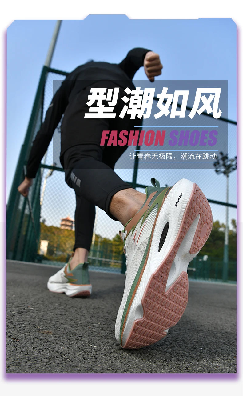 Scarpe sportive da running da uomo per maratona, con cuscino d’aria, traspiranti, leggere e confortevoli, sneakers atletiche outdoor da donna per jogging e tenis