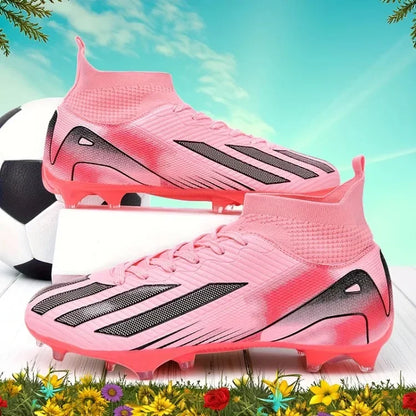 New Men's Football Boots Adult Soccer Field Shoes Teenager Sports Cleats Outdoor Grass Training Boots High-Quality Sneakers