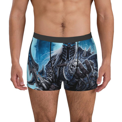 World of Warcraft Arthas-King Underpants Cotton Panties Male Underwear Sexy Shorts Boxer Briefs