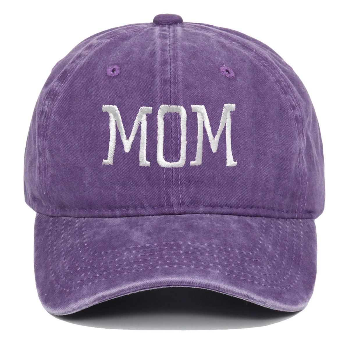 Mom and Dad Embroidered Baseball Hat Retro Sports Running Sunscreen Leisure Daily Versatile Travel Duck Tongue Hat